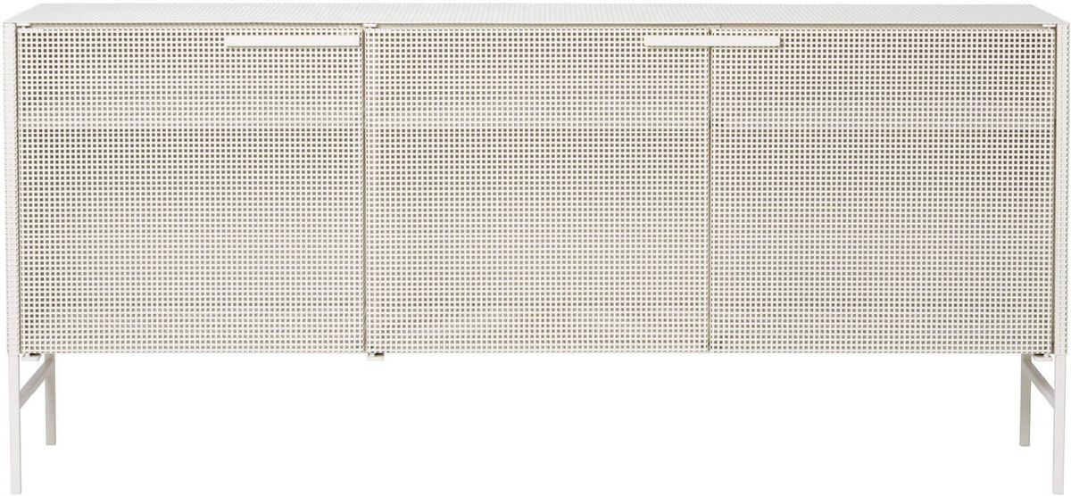 Grid, Skænk, beige, H72x36x160 cm, stål