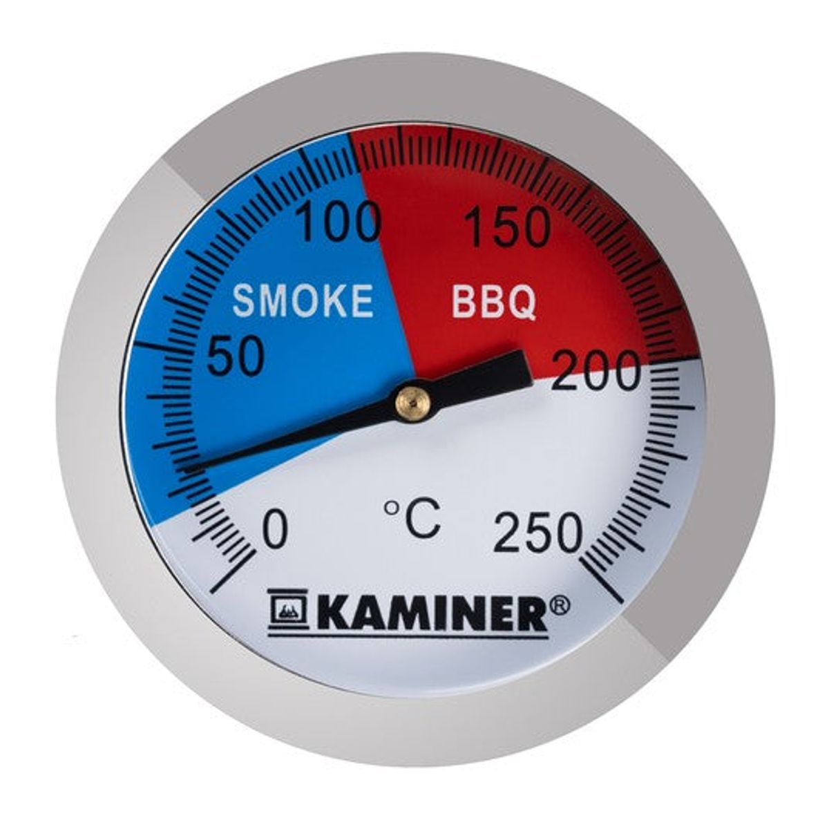 Grill- og Røgetermometer i Rustfrit Stål Præcis Temperaturkontrol