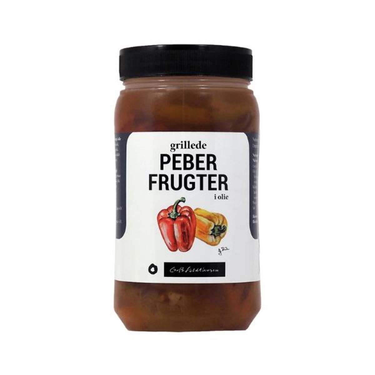 Grillede Peberfrugter i Olie Feldthusen 1,1kg