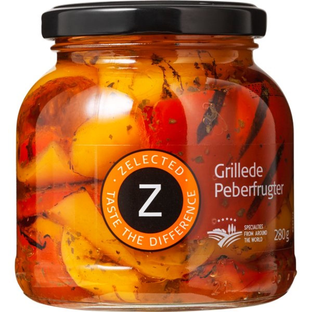 Grillede Peberfrugter Zelected 280g