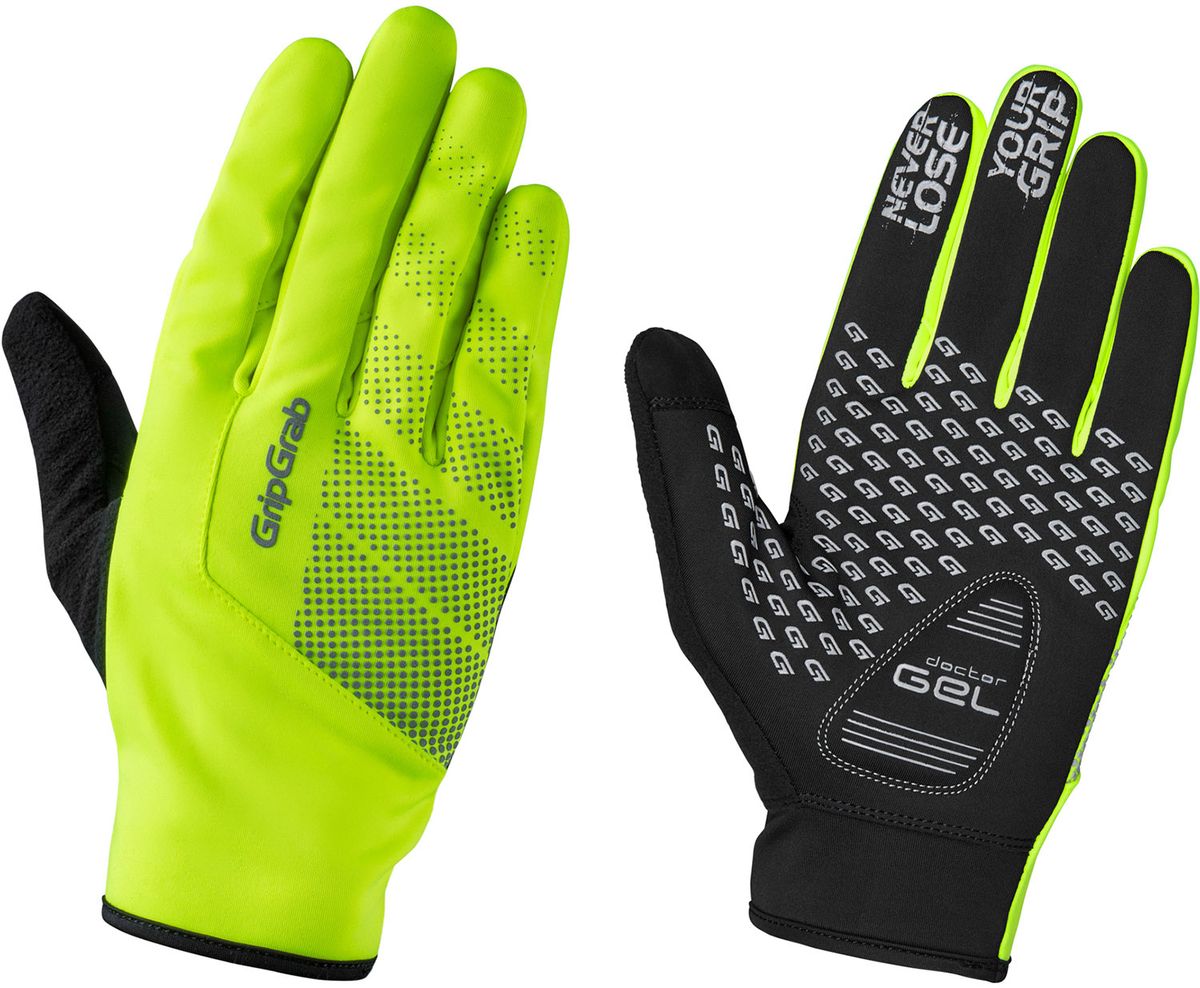 GripGrab Cloudburst Hi-Vis Midseason Handske - Hi-Vis Gul