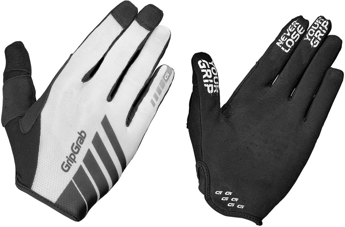 GripGrab Racing InsideGrip™ Langfingret Handske - Hvid