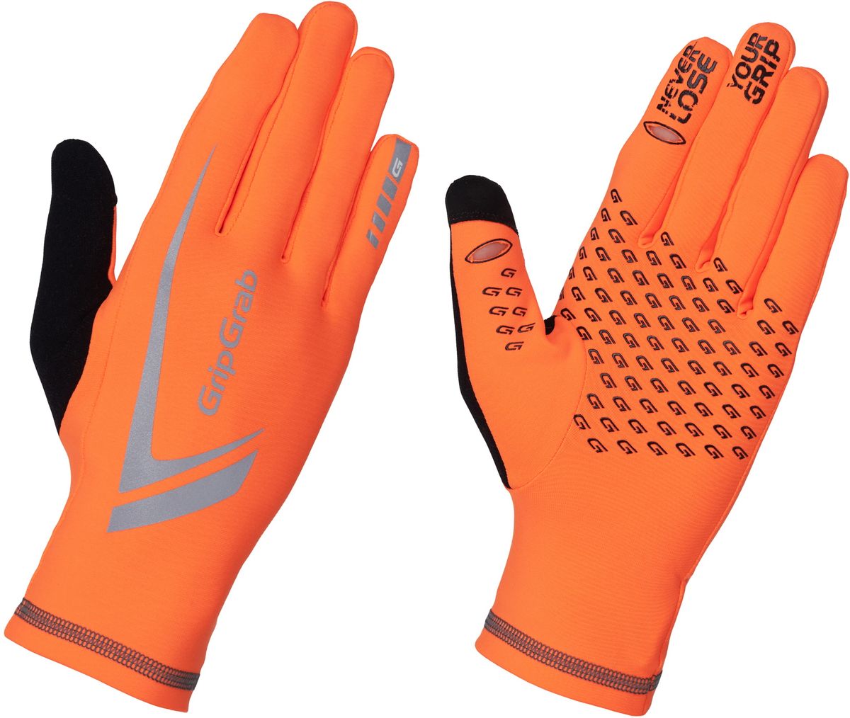 GripGrab Running Expert Hi-Vis Touchscreen Vinterhandske - Hi-Vis Orange