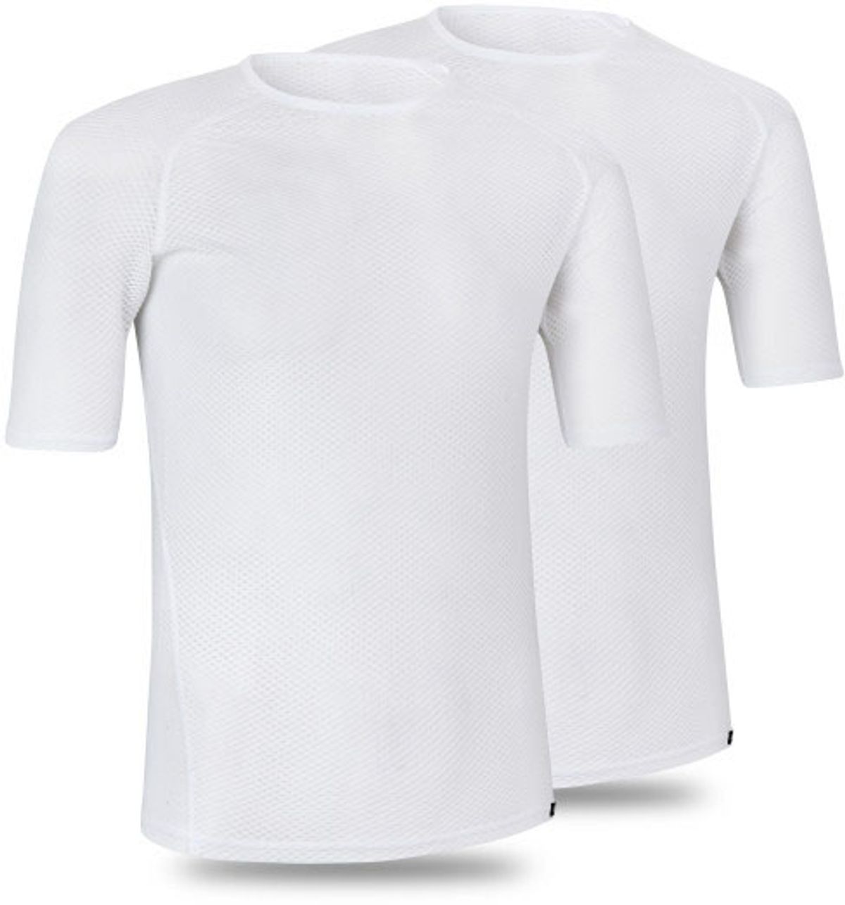 GripGrab Ultralet Mesh kortærmet Baselayer 2-Pack - Hvid