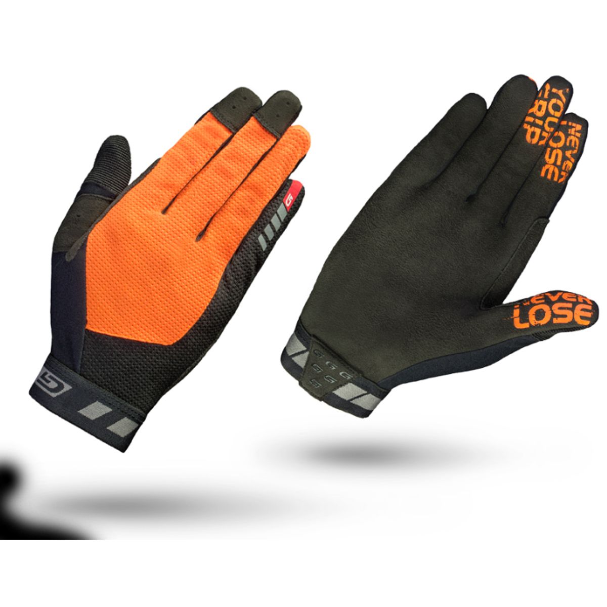 GripGrab Vertical InsideGrip™ Cykelhandske, ORANGE (EUROBIKE PRISVINDER!)