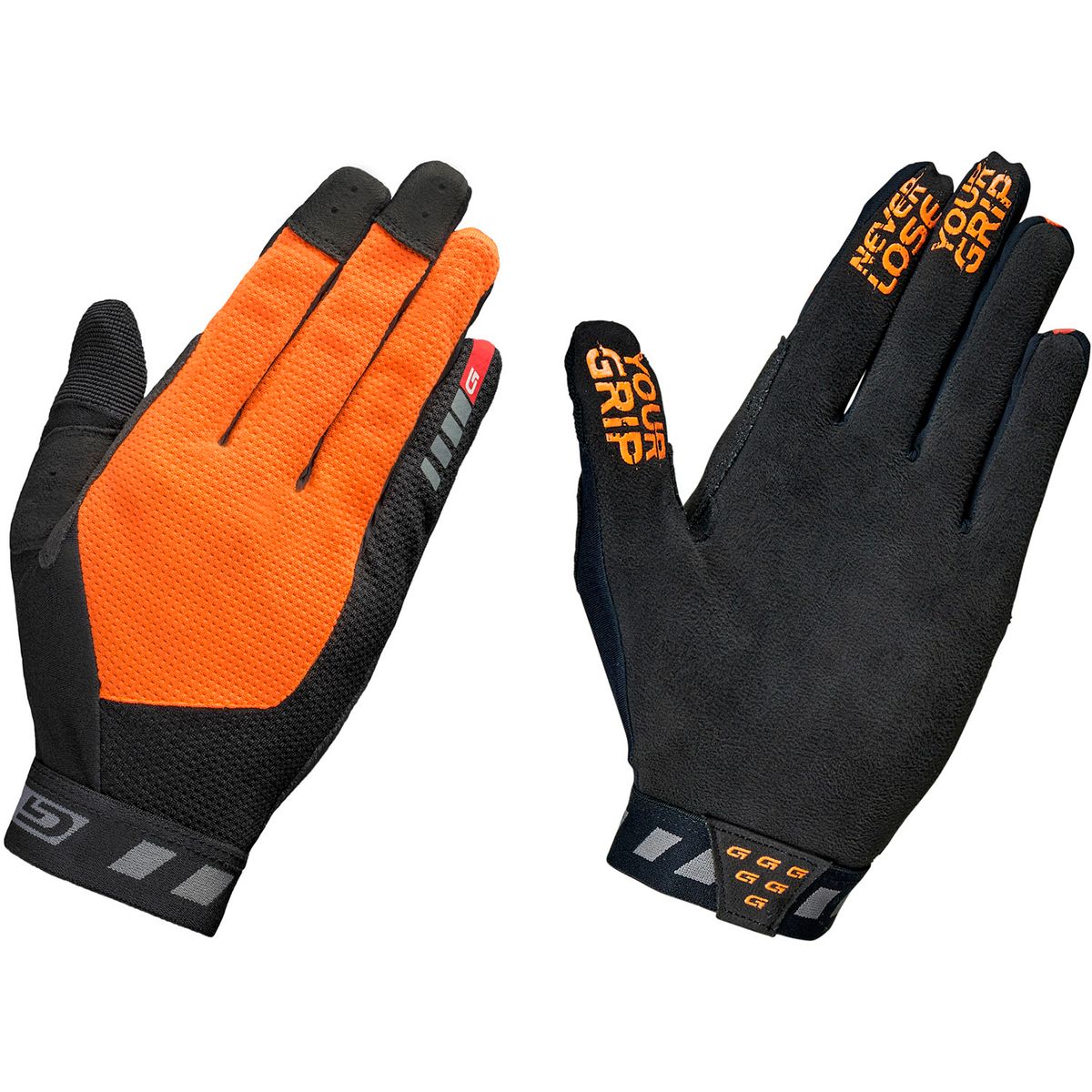 GripGrab Vertical InsideGrip™ Langfingret Handske - Hi-Vis Orange