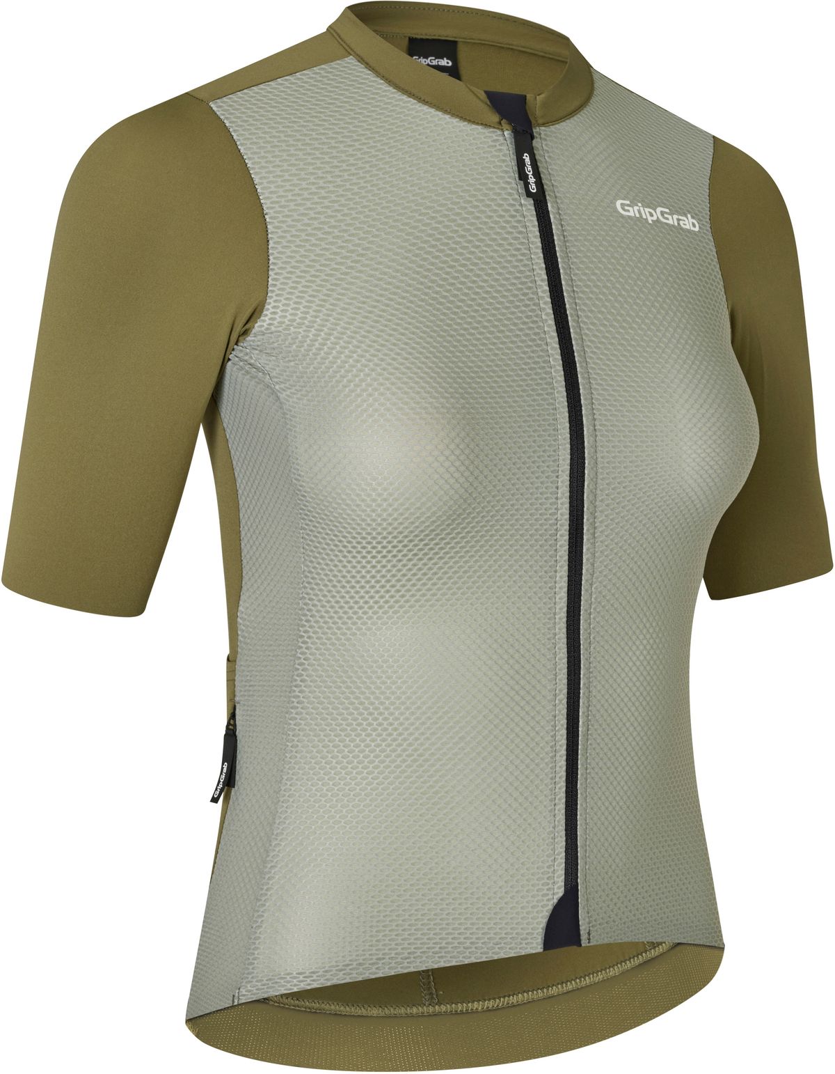 GripGrab Women's Airflow Kortærmet Letvægts Cykeltrøje - Olive Green