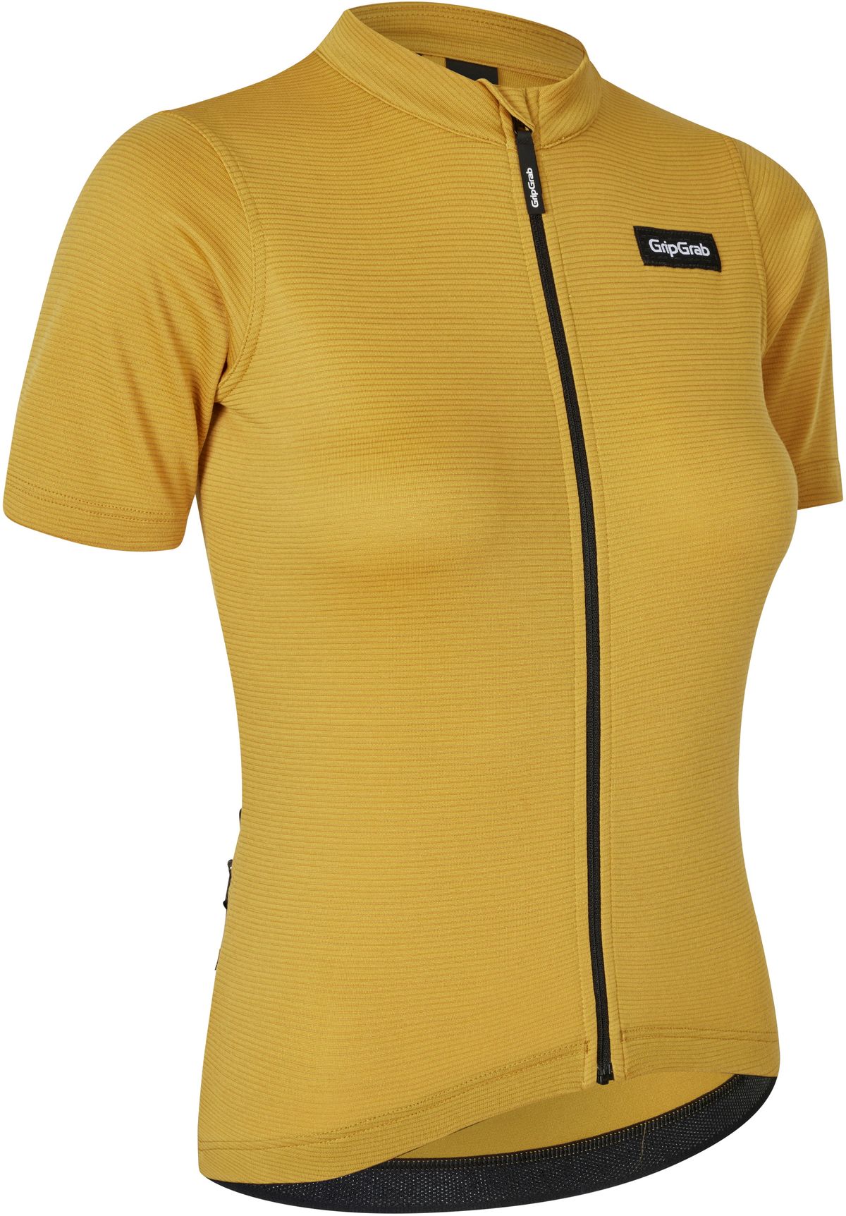 GripGrab Women's Kortærmet Gravelin Merinotech Cykeltrøje - Mustard Yellow