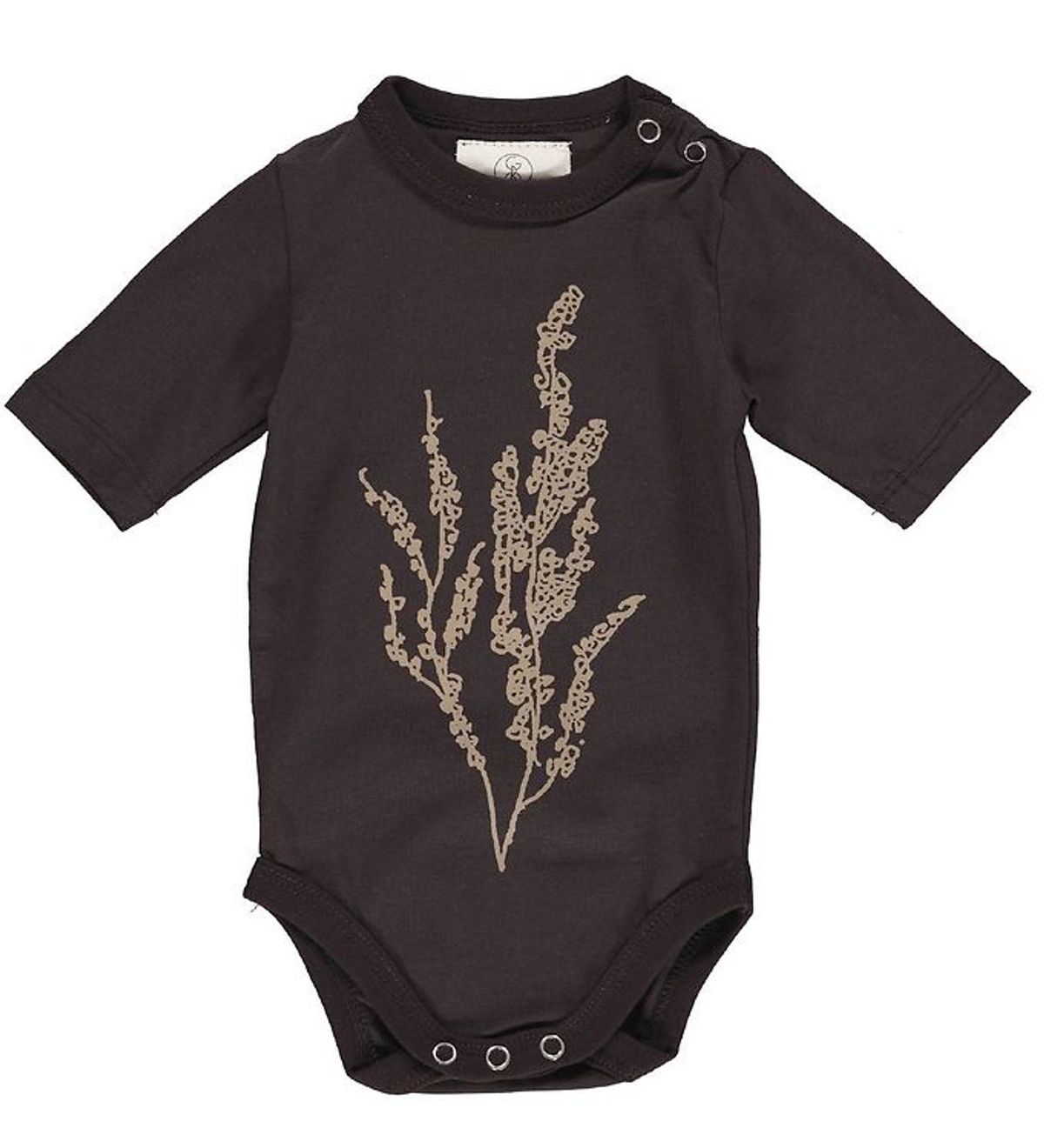 Gro Body k/æ - 3/4 - Idun - Black Brown m. Print