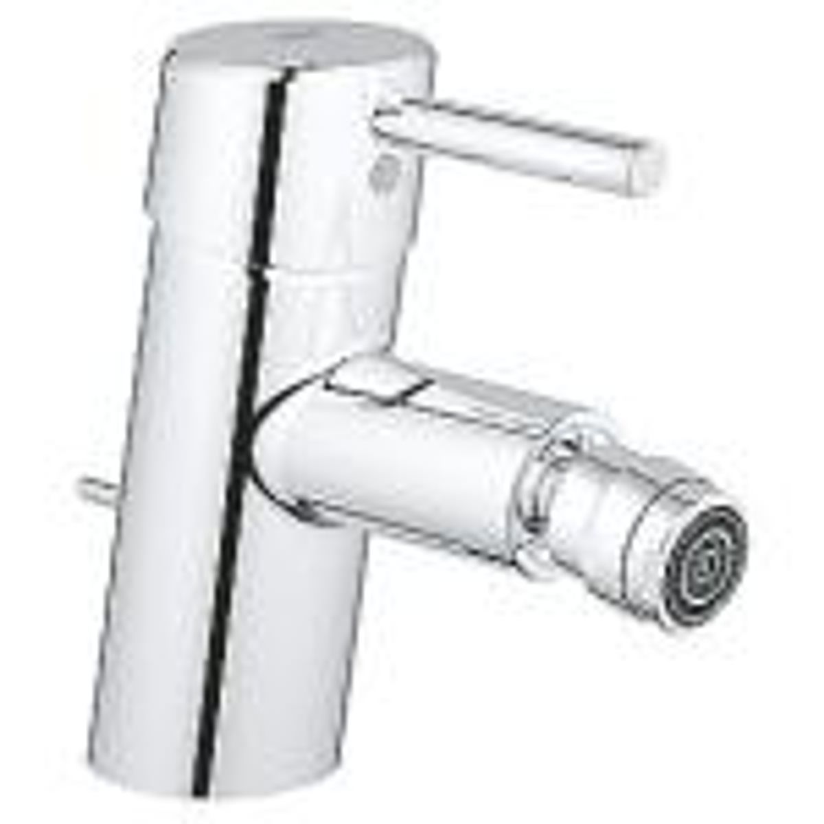 GROHE Concetto Etgrebsbatteri til bidet, DN 15 S-Size - Krom