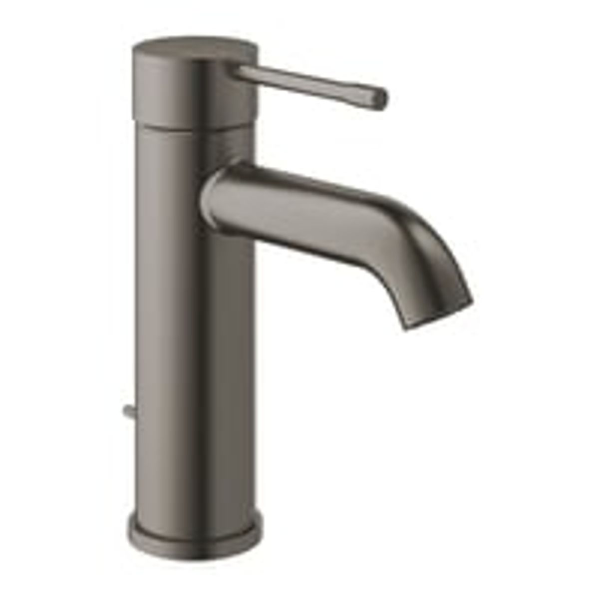 Grohe Essence hndvaskarmatur, 1-grebs, S-Size, lftestang m/ bundventil, Brstet Hard Graphite