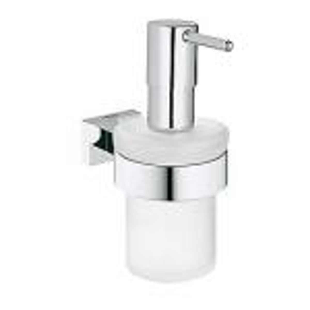 GROHE Essentials Cube sæbe dispenser med holder - Krom