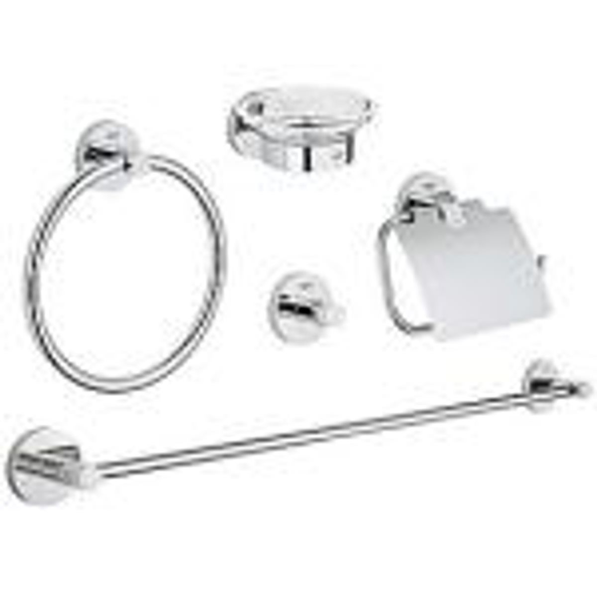 GROHE Essentials tilbehørssæt 5-in-1 - Krom