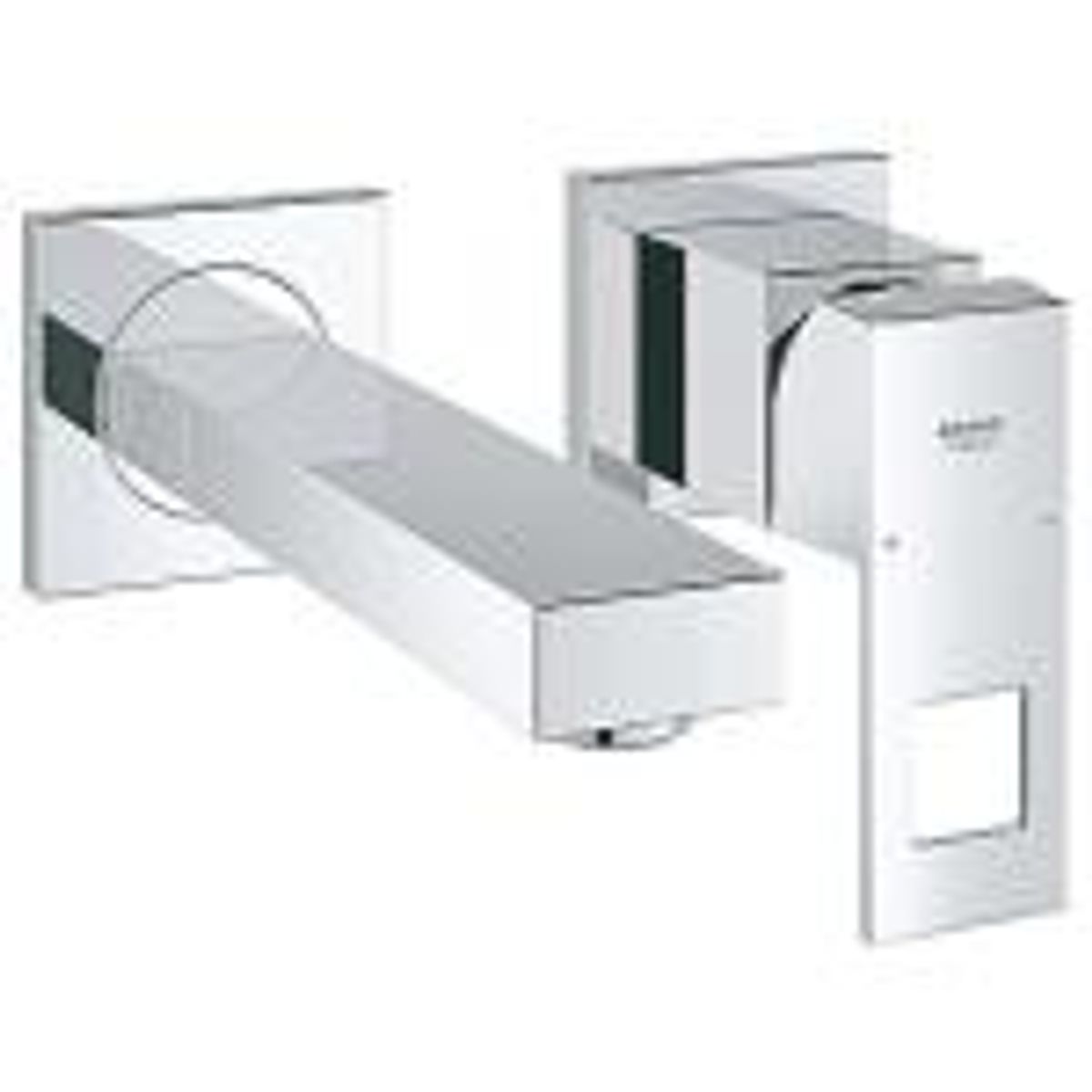 GROHE Eurocube 2 huls håndvaskarmatur 171mm tud, vægmontage, krom