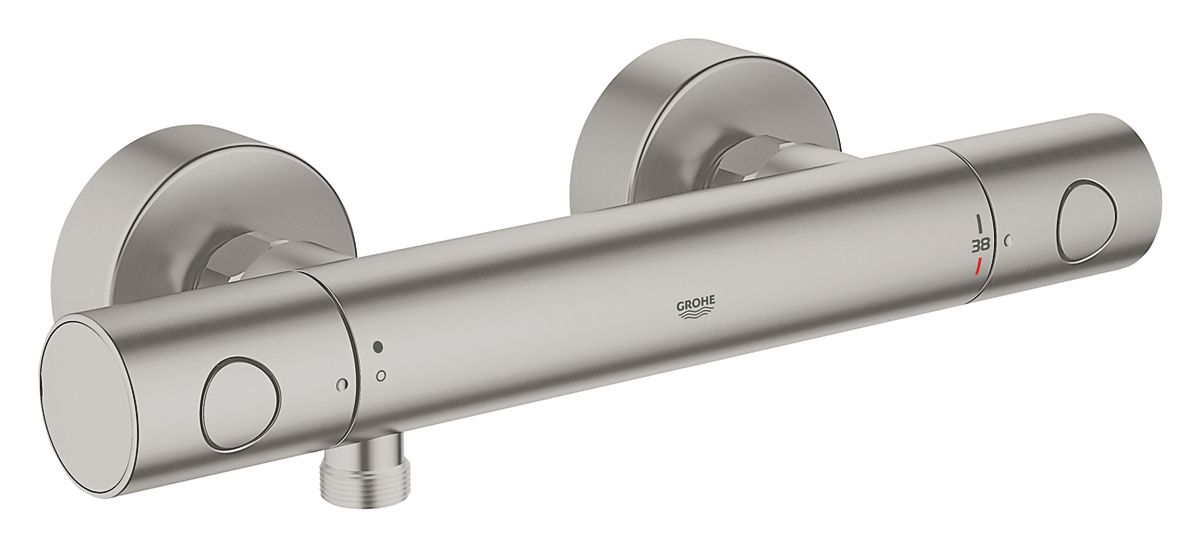 GROHE grohtherm 1000 Cosmopolitan M Termostatbatteri til brus, Supersteel