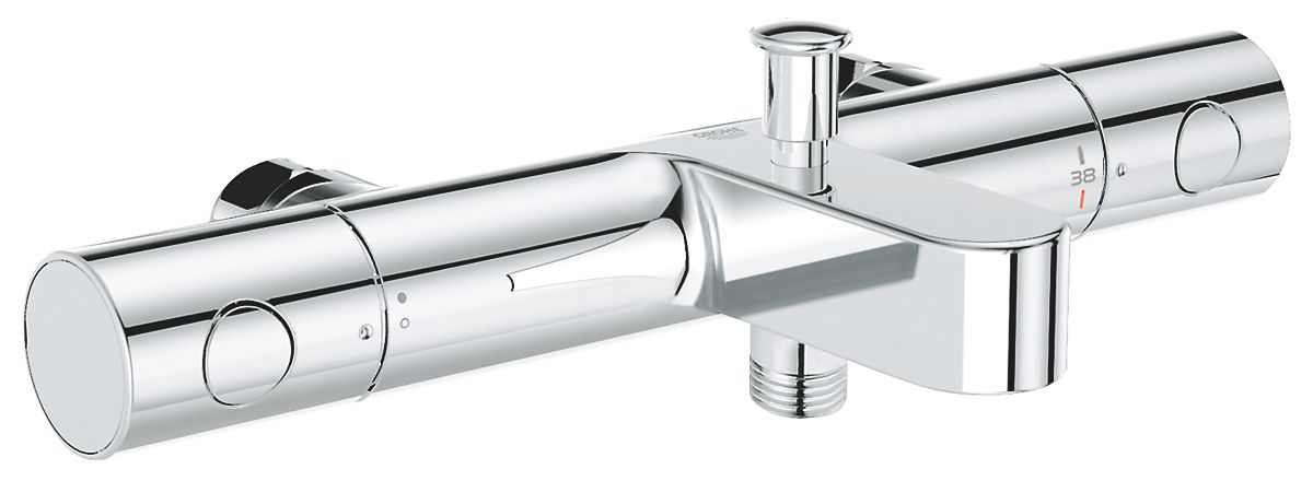 GROHE grohtherm 800 Cosmopolitan termostat til badekar, vægmonteret, uden tilslutninger