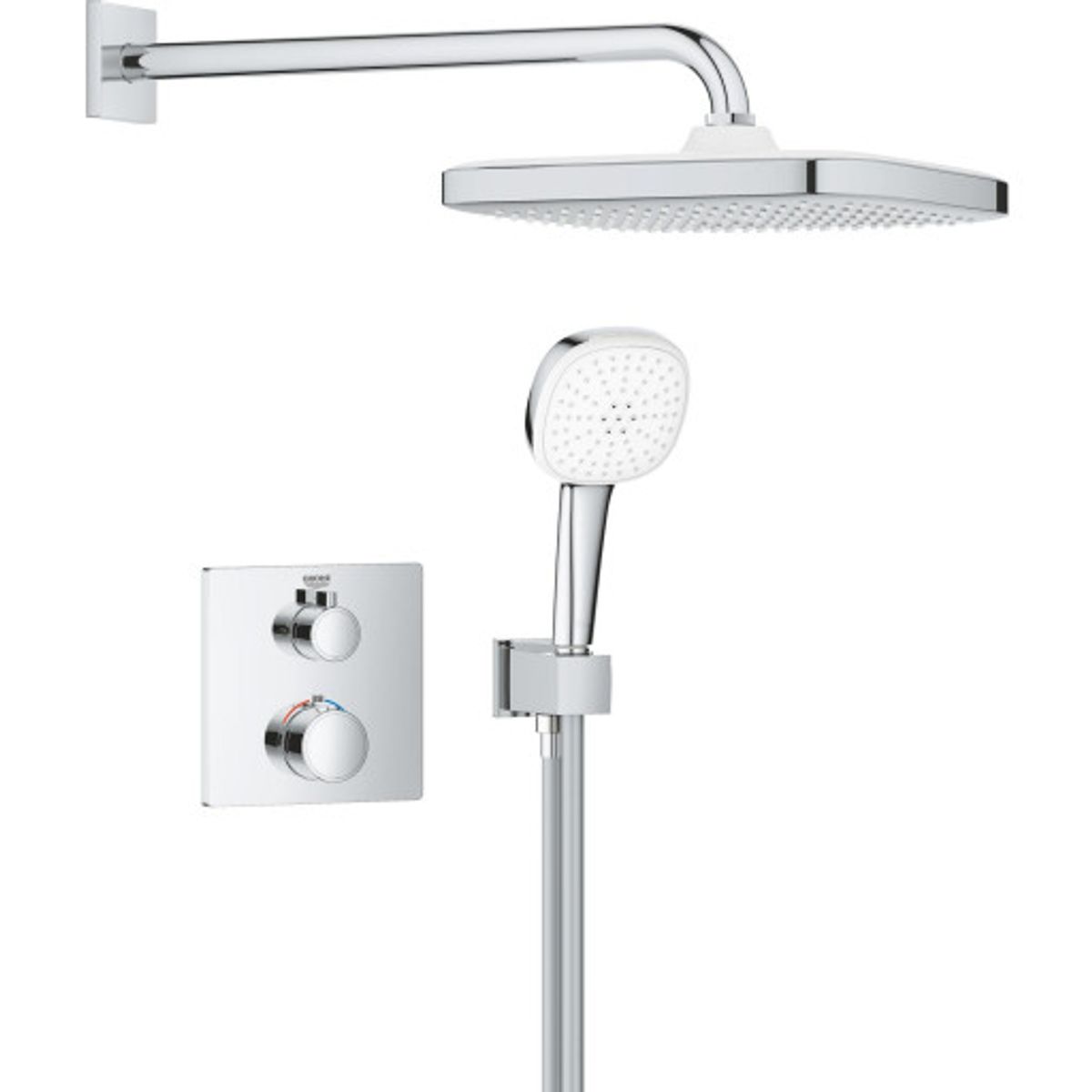 Grohe Grohtherm brusesæt, krom