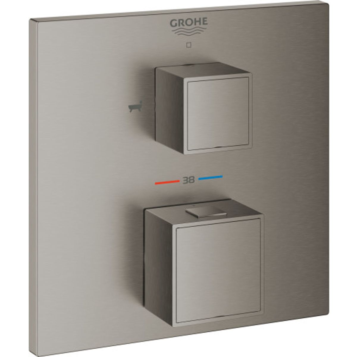 GROHE GROHTHERM CUBE termostatbatteri 158x158mm udv dele t/kar/b