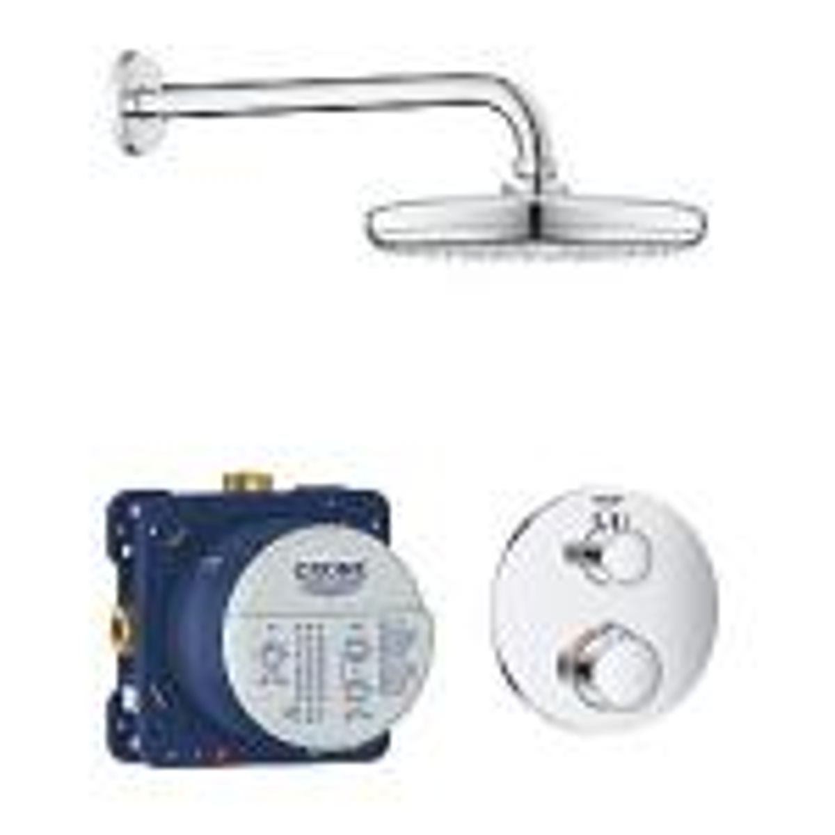 GROHE grohtherm sampak Brusesæt med Tempesta 210