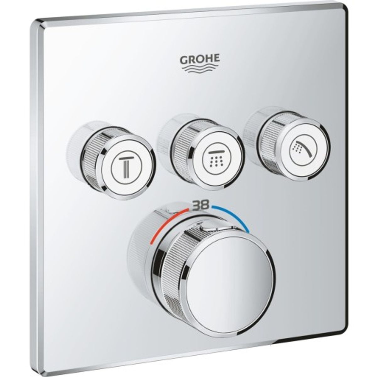 Grohe Grohtherm SmartControl brusearmatur, krom