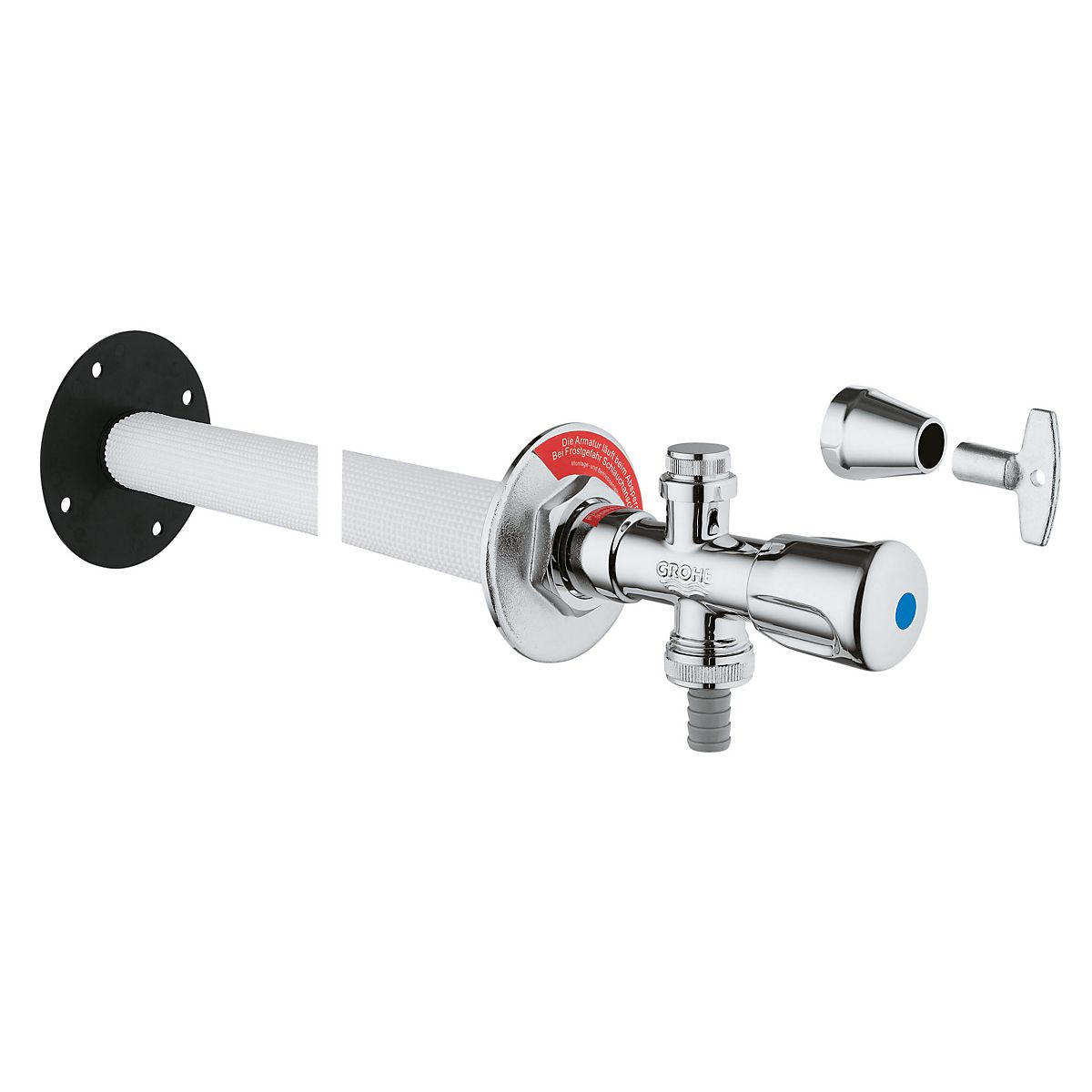 GROHE Gårdpostehane 200-500mm Frostsikker med automatisk udtømning 1/2