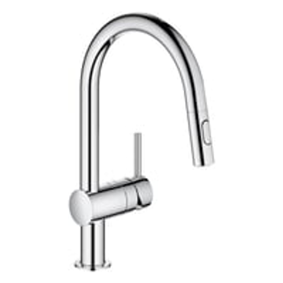 Grohe Minta kkkenarmatur, udtrk/brus, C-tud, 1-grebs, Krom