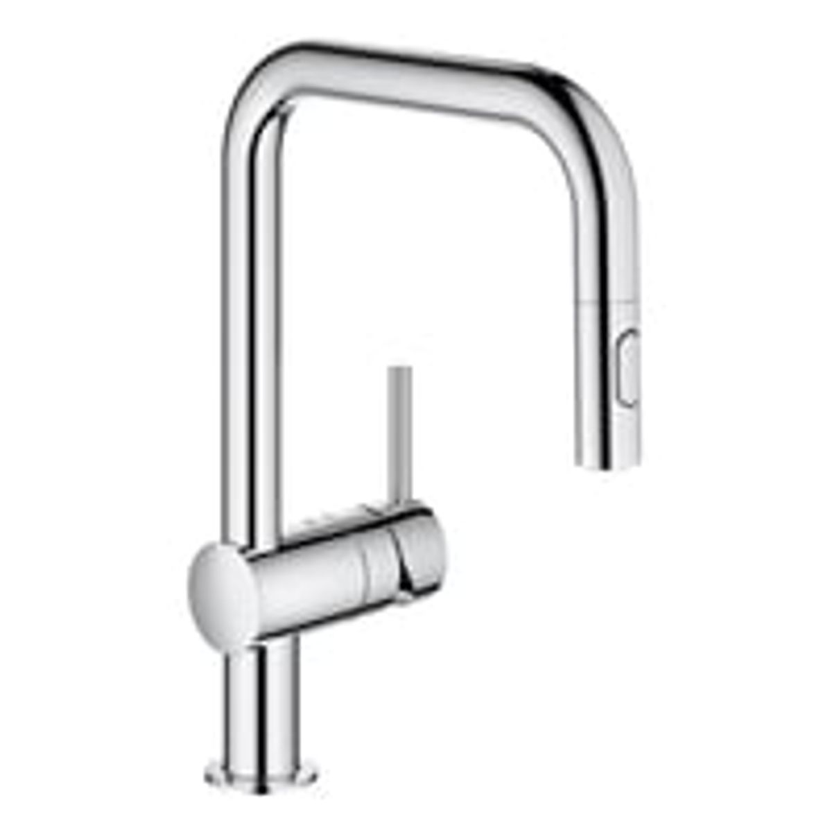 Grohe Minta kkkenarmatur, udtrk, U-tud, 1-grebs, Krom