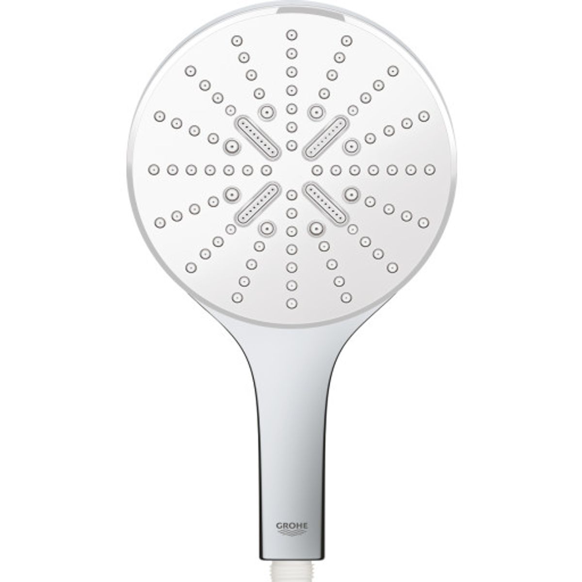 Grohe Rainshower SmartActive 150 håndbruser, vandbesparende, krom/hvid