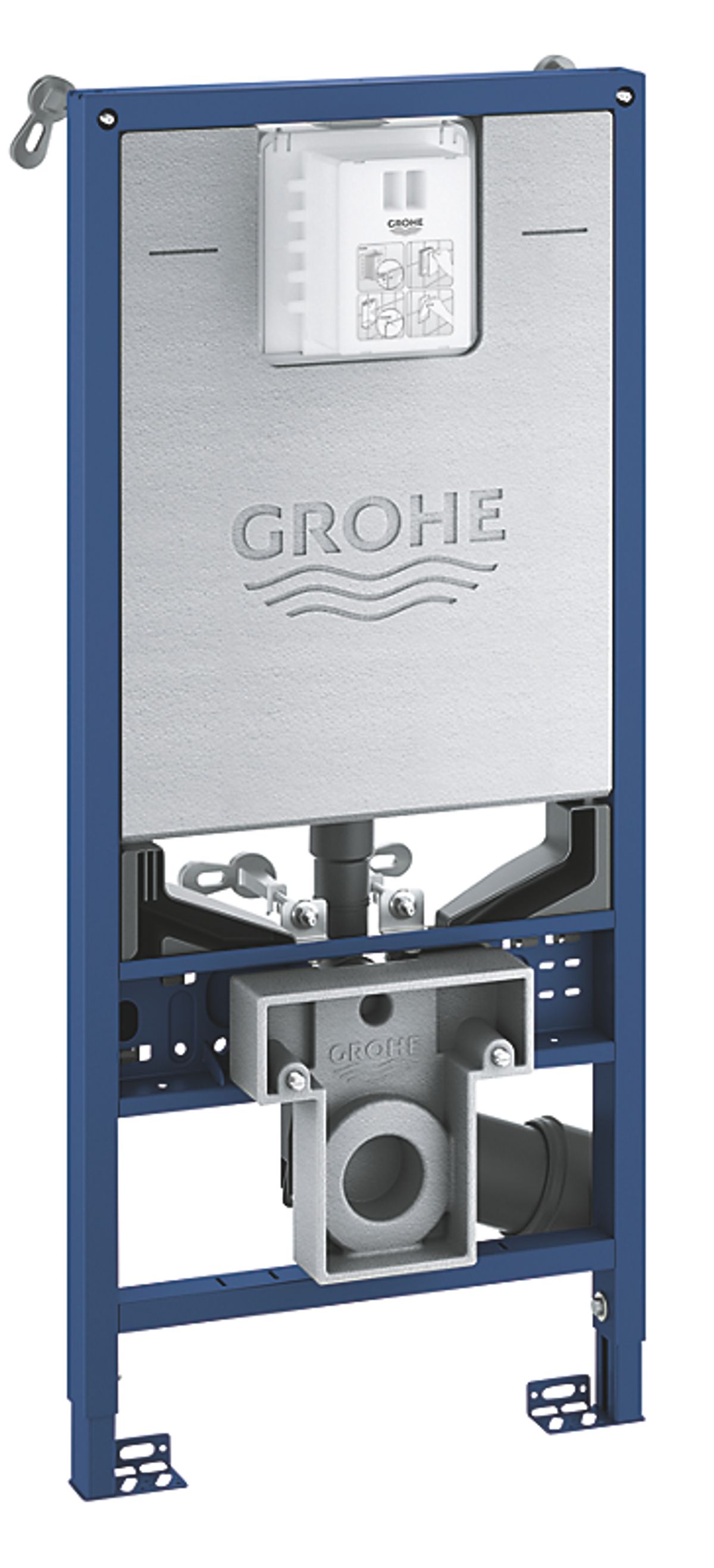 GROHE Rapid indbygningscisterne SLX 3-6 l 1,13m, integreret sokel, shower toilet-tilslutning.