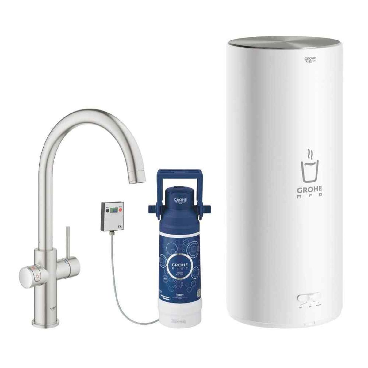 GROHE Red Duo - Supersteel - C-tud - Str. L