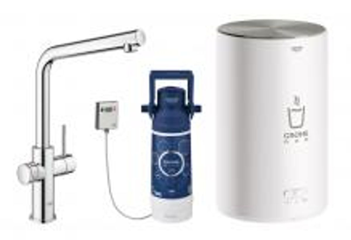 Grohe Red II Duo L-tud kedel M Med rund kedel - Krom