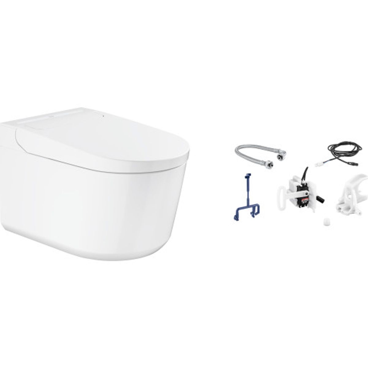 Grohe Sensia Basic douchetoilet-pakke, uden skyllekant, antibakteriel, hvid