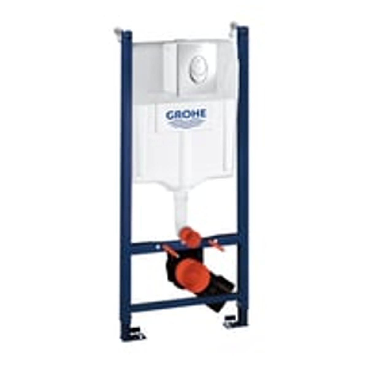 Grohe Solido - indbygningscisterne inkl. krom betjeningsplade - 113 cm