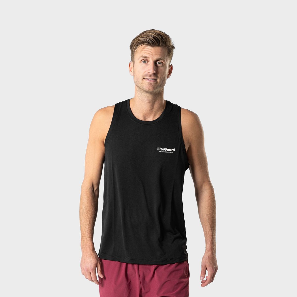 GROUND-TECH SINGLET (MEN) - Black