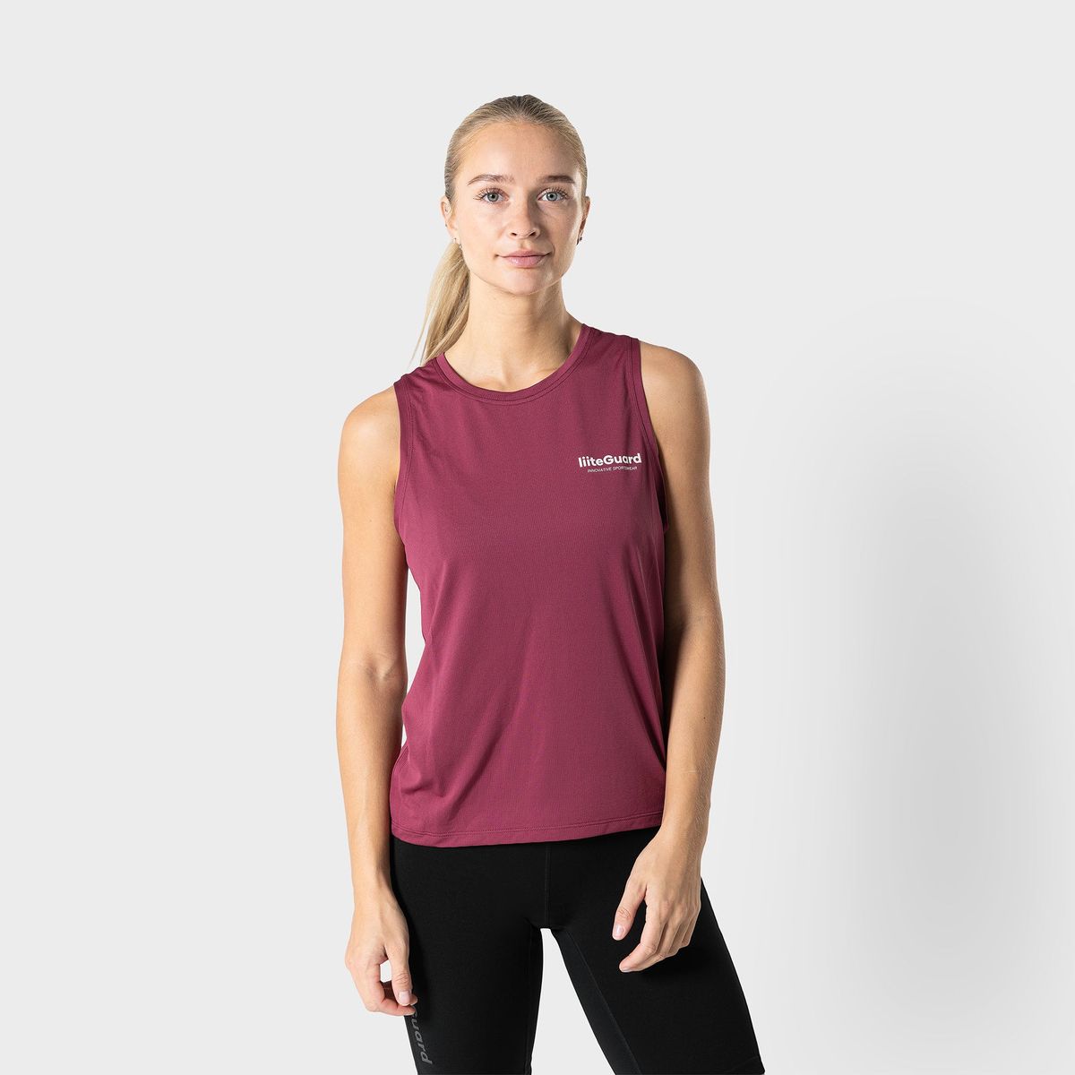 GROUND-TECH SINGLET (WOMEN) - Bordeaux