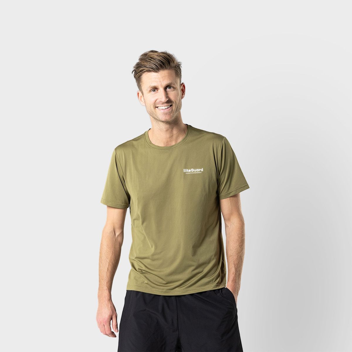 GROUND-TECH T-SHIRT (MEN) - Dusty Green