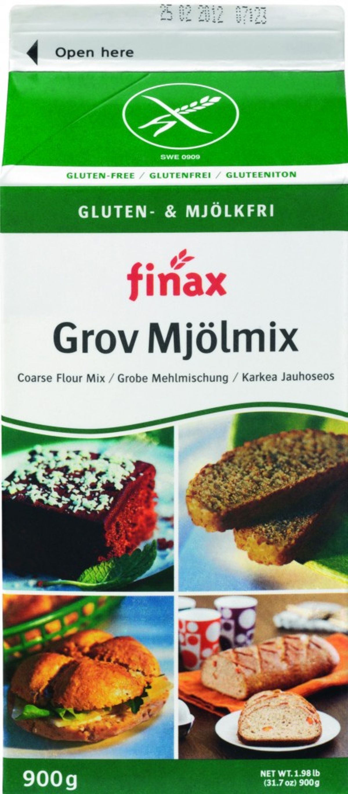 Grov Melmix - Glutenfri, 900g