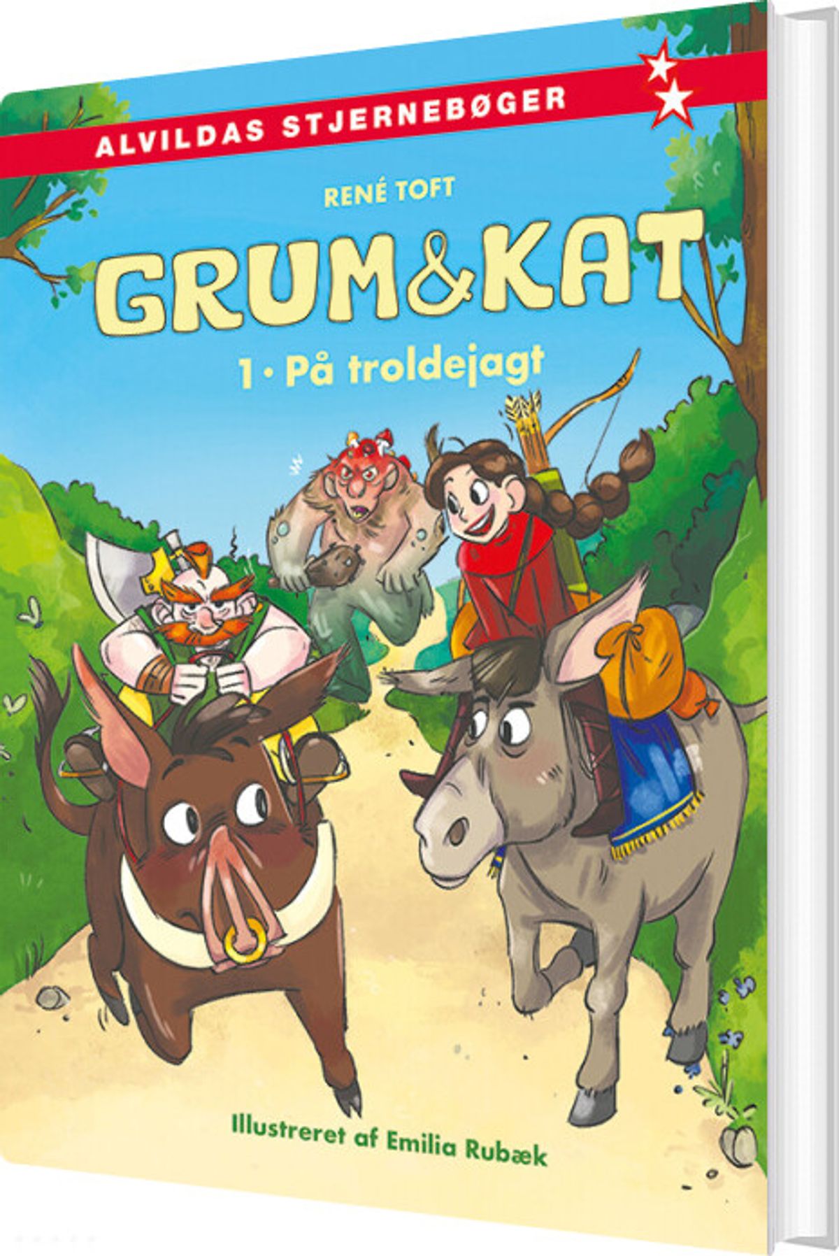 Grum & Kat 1: På Troldejagt - René Toft - Bog