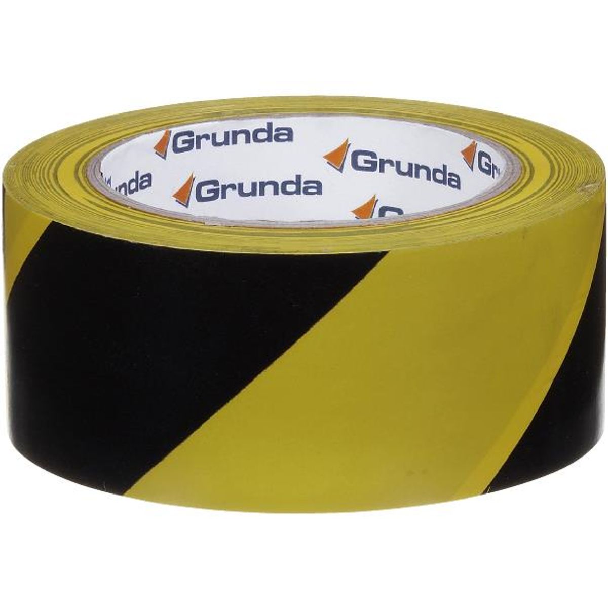 Grunda advarselstape gul/sort 50 mm x 33 m