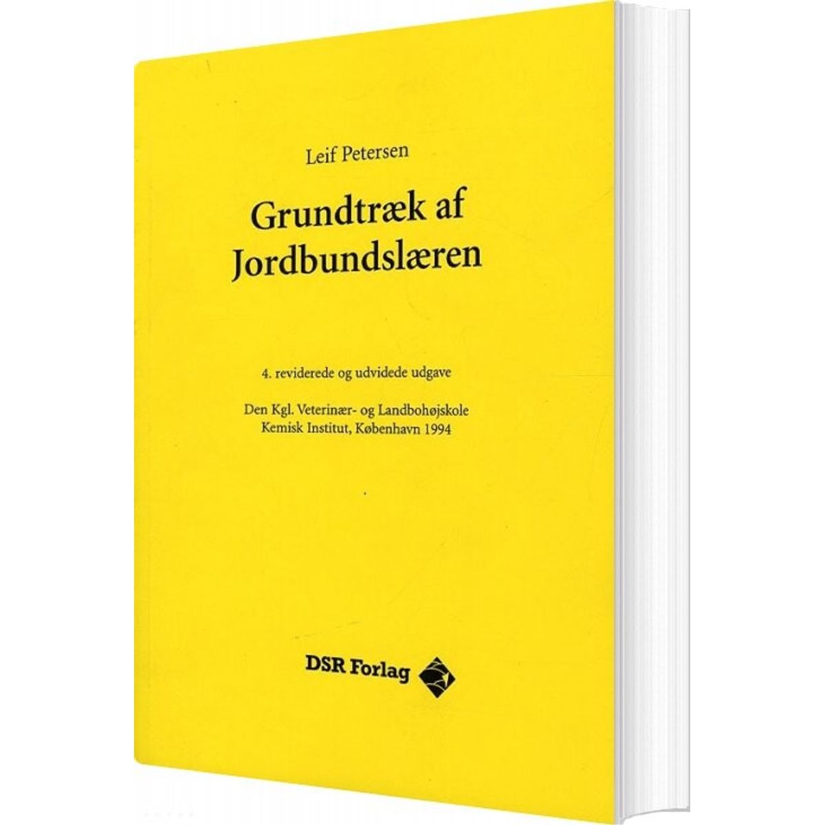 Grundtræk Af Jordbundslæren - Leif Petersen - Bog