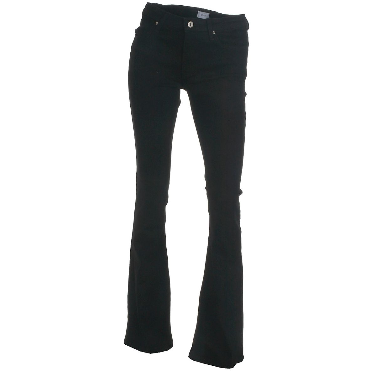 Grunt flared jeans, black denim - 140 - W23 - ::