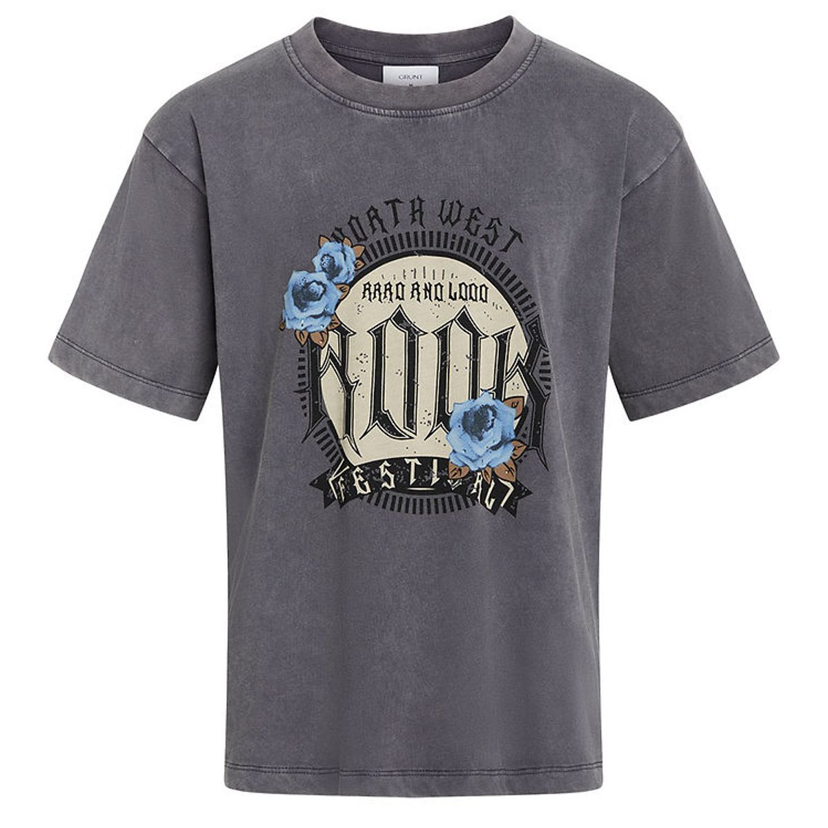 Grunt T-shirt - GrBardia - Washed Grey