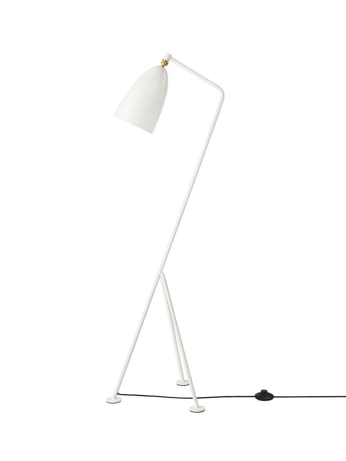 Gräshoppa Gulvlampe fra GUBI (Alabaster White Glossy)