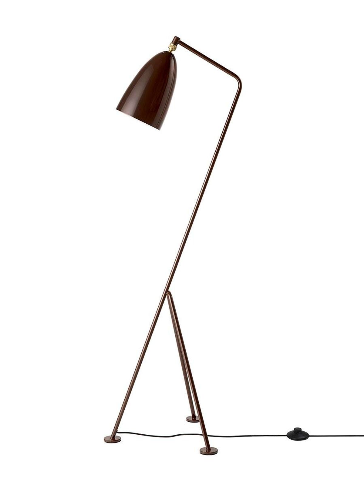 Gräshoppa Gulvlampe fra GUBI (Walnut Brown Glossy)