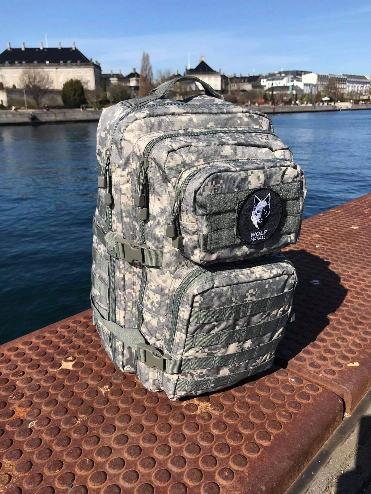 GRÅ CAMO RYGSÆK | US ASSAULT PACK LARGE AT-DIGITAL - MIL-TEC