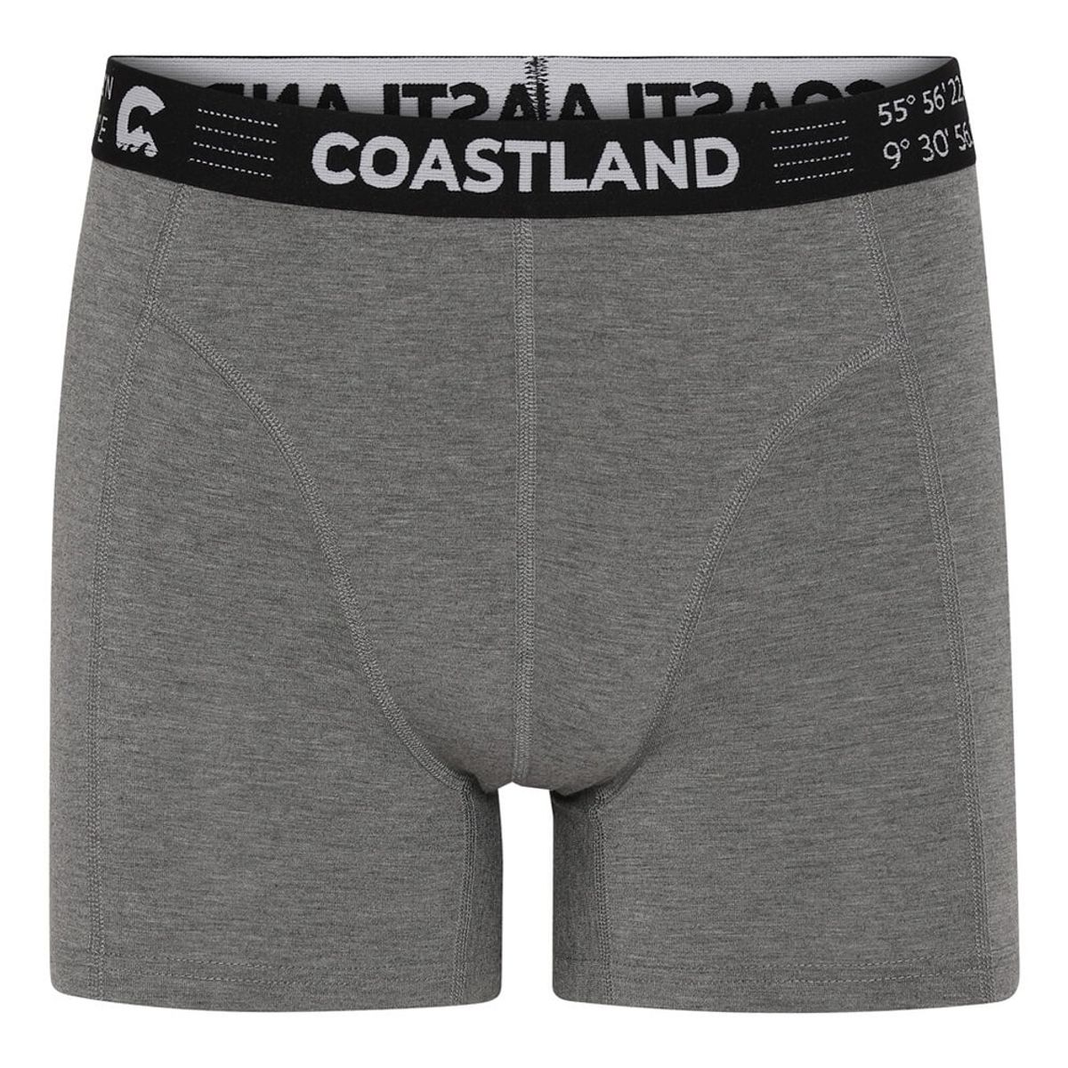 Grå Coastland uld-boxershorts herre, X-Large