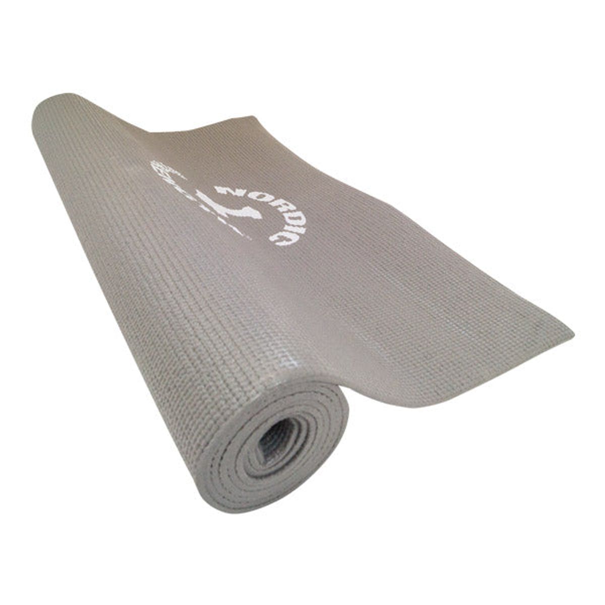 Grå yogamåtte 3 mm - Nordic Strength