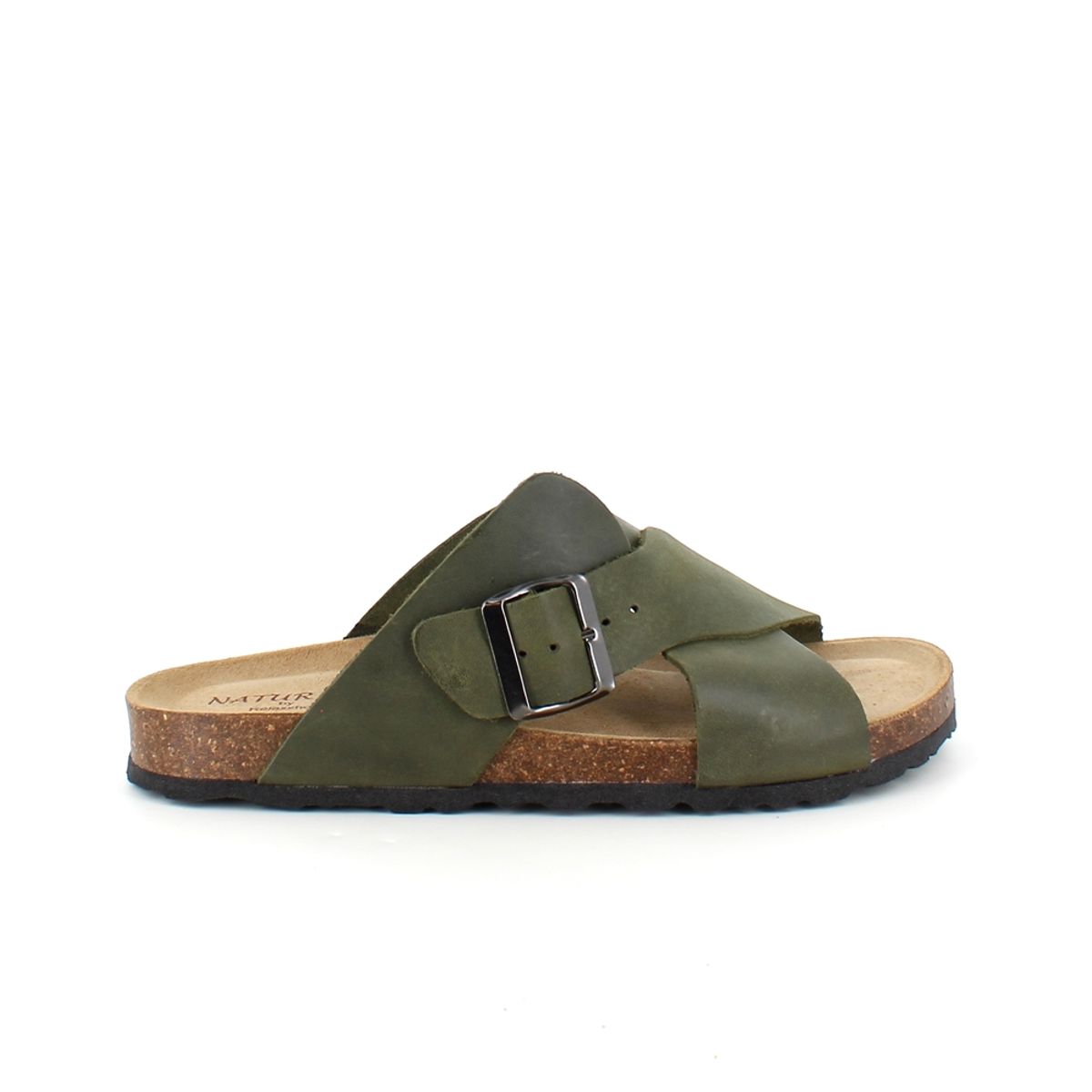 Grøn biosandal fra Relaxshoe med bredde - 37