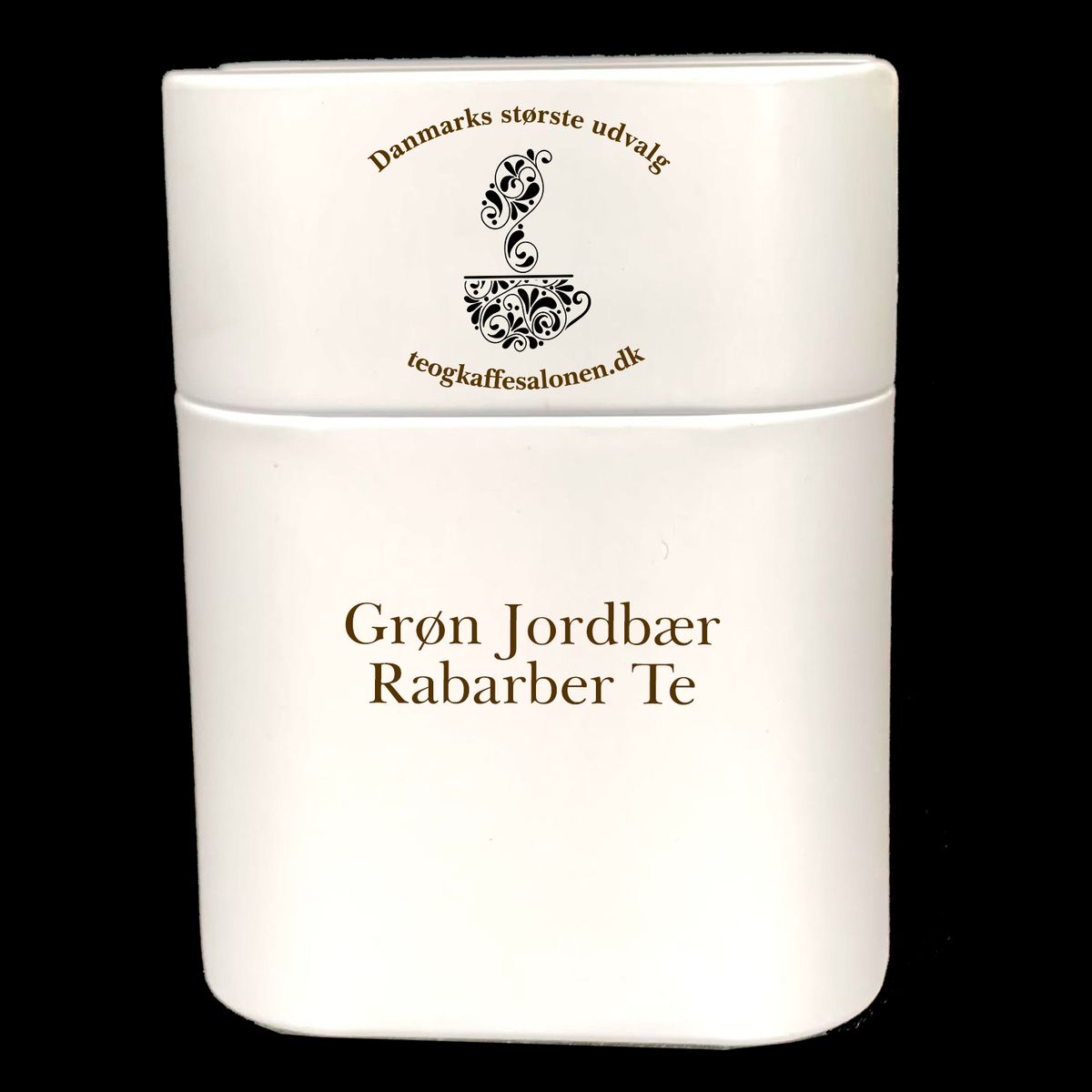 Grøn Jordbær-Rabarber 100 g dåse