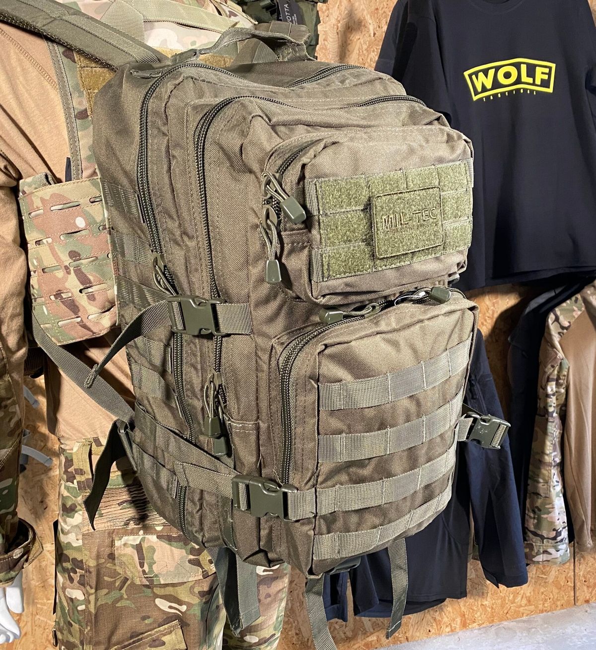 GRØN RYGSÆK | US ASSAULT PACK LARGE GRØN - MIL-TEC